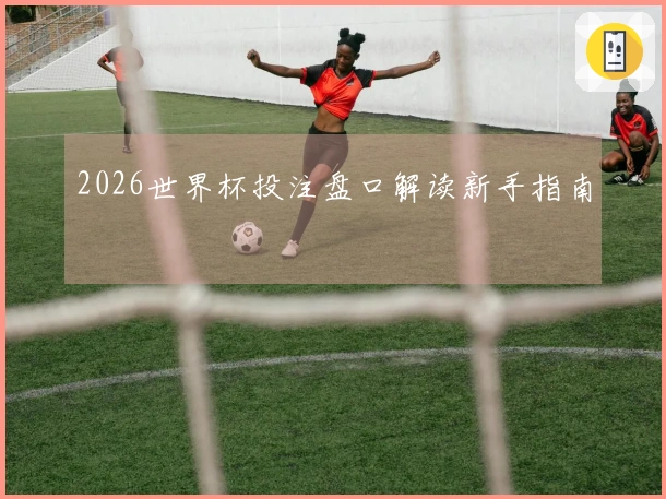 2026世界杯投注盘口解读新手指南